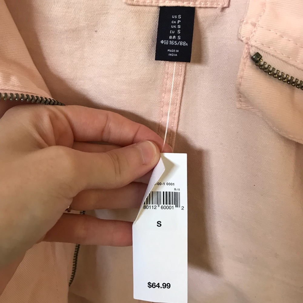 Gap pink light jacket small - Picture 2 of 2